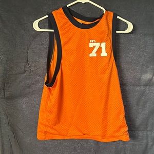 Boys Starter basketball tank XL orange